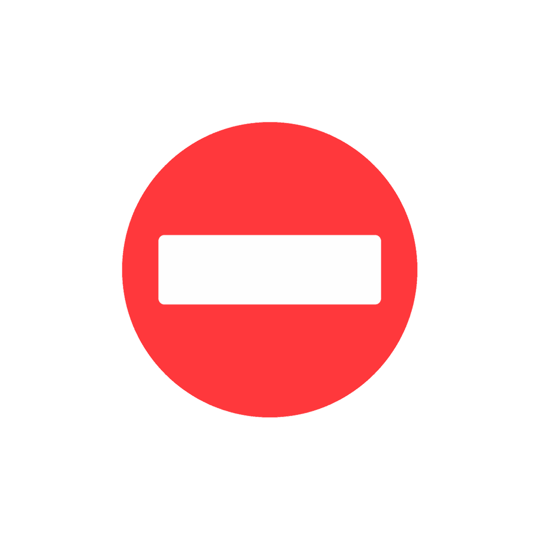 Universal No Entry Symbol