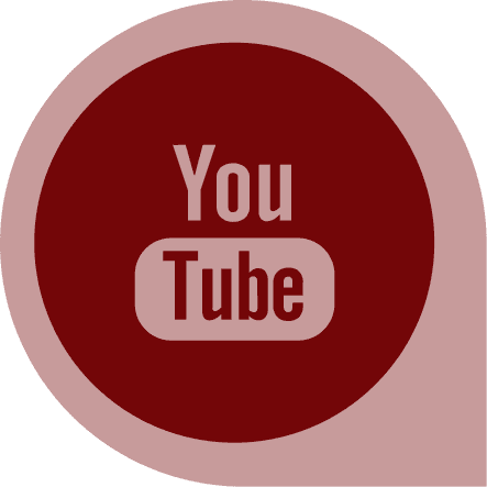 Dark Red YouTube Location Pin Icon PNG