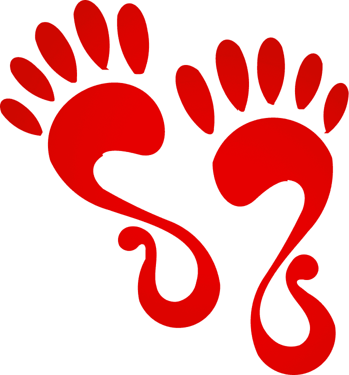 Maa Durga Sacred Feet PNG