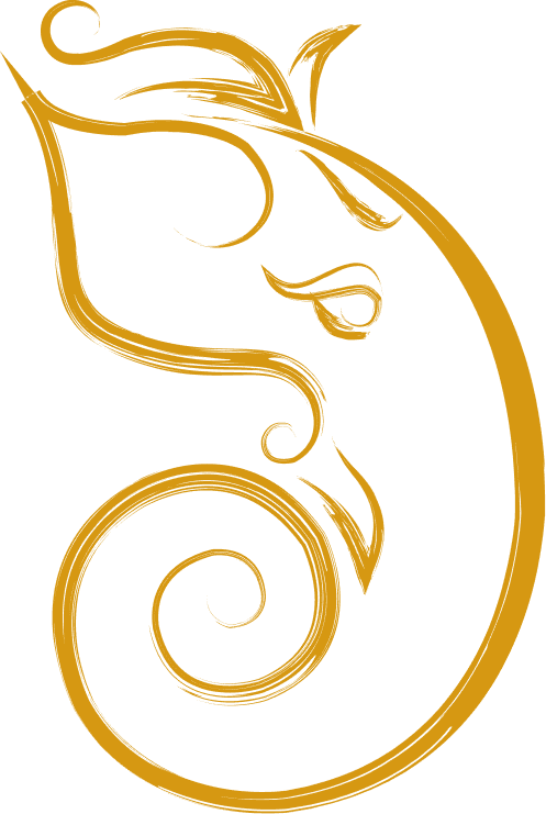 Yellow-Golden Ganesh PNG