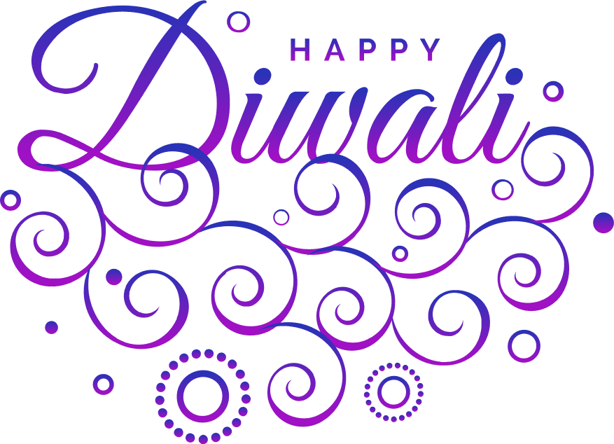 Modern Diwali Script PNG