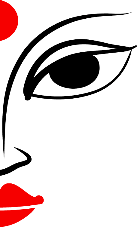 Half Goddess Face PNG