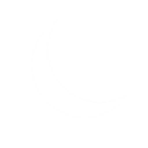 Minimalist Crescent Moon Silhouette PNG