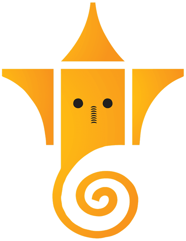 Golden Mixed Style Ganesh PNG