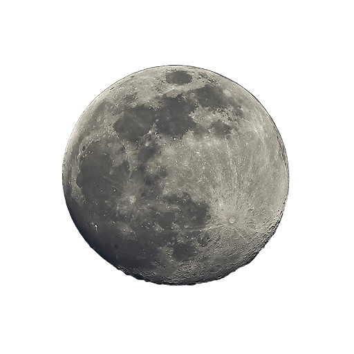 Hyper-Realistic Full Moon PNG